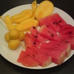 Anwar Retol mango, fresh dates and watermelon: a delicious post-workout high GI treat!