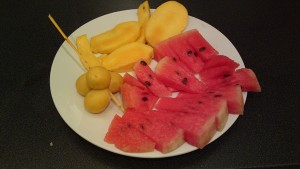 Anwar Retol mango, fresh dates and watermelon: a delicious post-workout high GI treat!