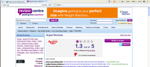 Shocking! Argos is rated 1.3 out of 5 by Argos customers on the Review Centre website Shocking! Argos is rated 1.3 out of 5 by Argos customers on the Review Centre website