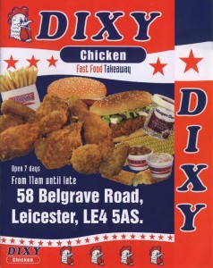 Dixy Chicken Menu