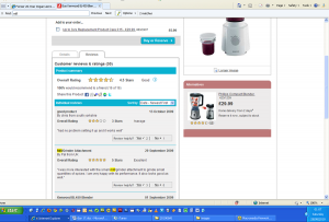 This review of the Kenwood BL450 Blender on the Argos website mentions how good the mill is (click to enlarge) This review of the Kenwood BL450 Blender on the Argos website mentions how good the mill is (click to enlarge)
