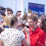 Michael Cera at the Premiere of Scot Pilgrim Vs the World in Leicester Square