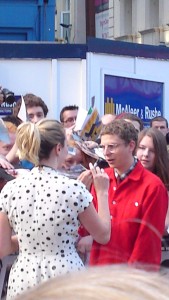 Michael Cera at the Premiere of Scot Pilgrim Vs the World in Leicester Square