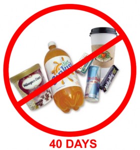 No caffeine for 40 days