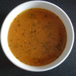 Vegetable soup with broccoli, cauliflower and carrots