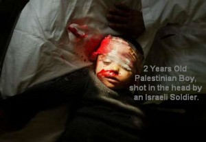 Israeli soldiers deliberately kill babies