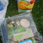Tropical Fruit Tropicana and Sainsbury's Rainbow Salad