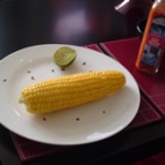 Corn on the cob with lime